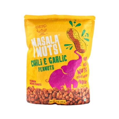 Deep Masala Peanuts 8 Oz
