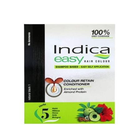 Indica Hair Colour Natural Black 32.5 Ml
