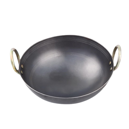 Kitchen High Line Iron Flate Kadhai No.14