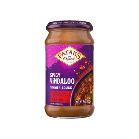 Patak Spicy Vindaloo Sauce Hot 15 Oz