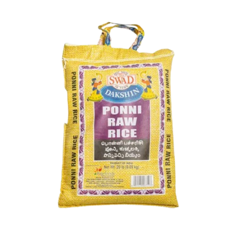 Swad Ponni Raw Rice 20 Lb