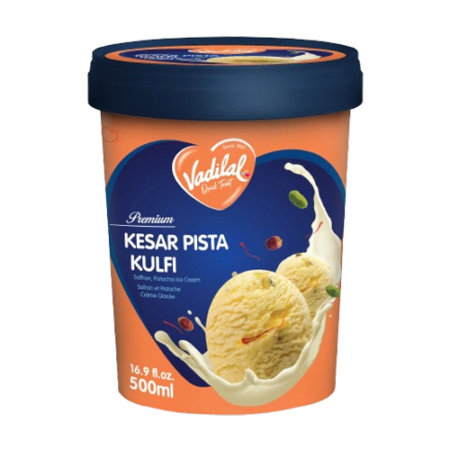 Vadilal Kesar Kulfi 500Ml