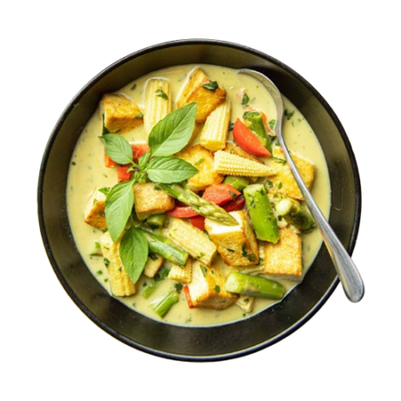 Vegan Thai Curry With Veg