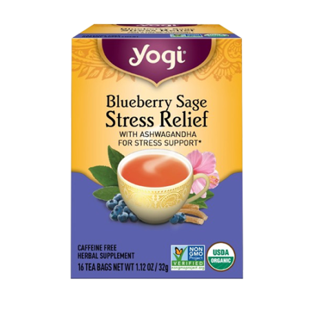Yogi Blueberry Sage Stress Relief 16 Tea Bags