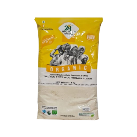 24 MANTRA ORGANIC GLUTEN FREE  MULTIGRAIN .ATTA 2.2lb