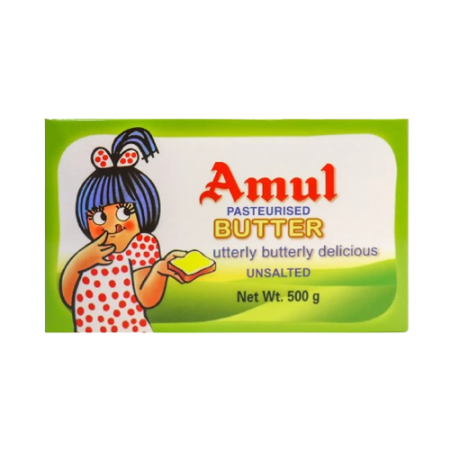 AMUL BUTTER UNSALTED 500GM