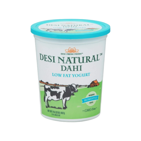 DESI NATURAL LOW FAT YOGURT 4 LB