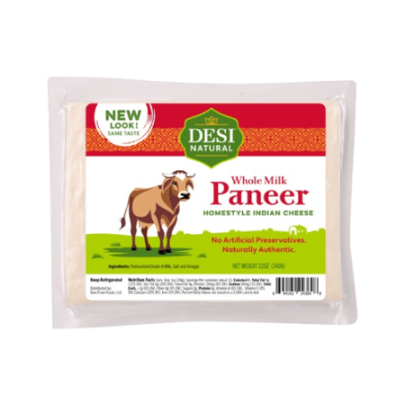 DESI WHOLE MILK PANEER 340 GN