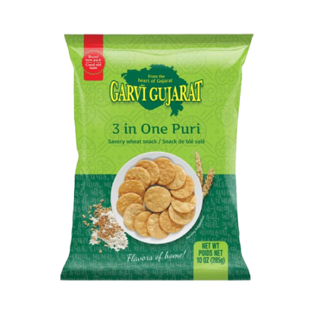 GARVI GUJARAT  3 IN ONE PURI 285 GM