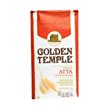 GOLDEN TEMPLE DURUM  ATTA 5.5 LBS