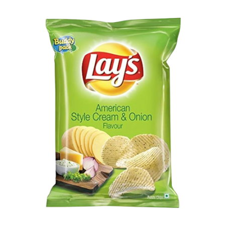 LAYS CREAM AND ONIONCHIPS